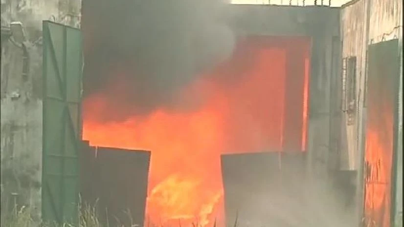 Fire in Kolkata Fire in Kolkata