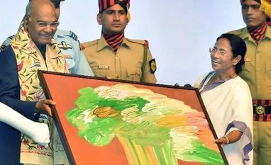 Mamata Banerjee's artwork will be displayed at Rashtrapati Bhawan: Kovind Mamata Banerjee, Ram Nath Kovind