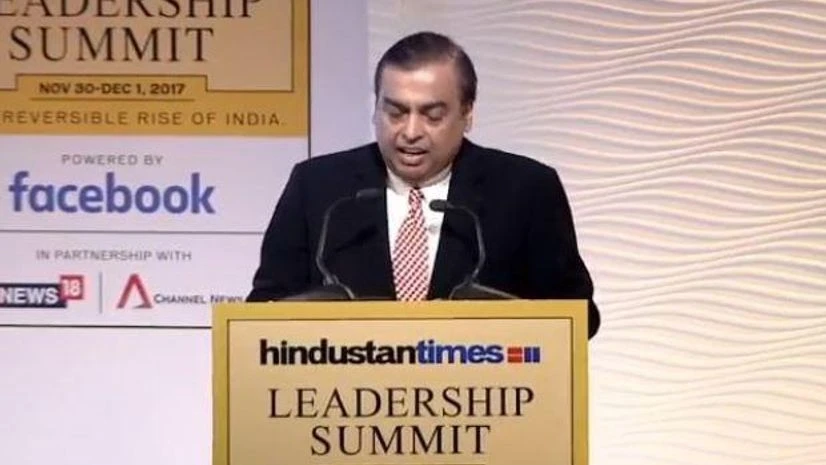 Mukesh Ambani (Photo: twitter.com/@htTweets) Mukesh Ambani