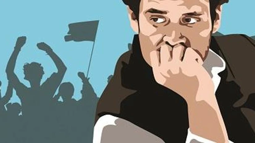 Rahul Gandhi Illustration by Binay Sinha