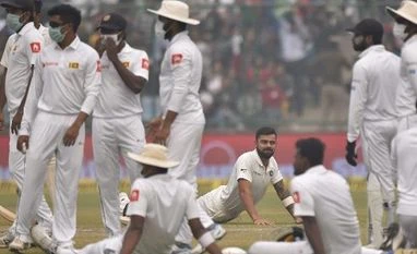 BCCI to check pollution level before holding future matches in Delhi India Vs Sri Lanka test, Day 2 at Kotla stadium, Delhi air stops play, Delhi air