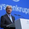 ThyssenKrupp supervisory board chairman Ulrich Lehner addresses the company's annual shareholders meeting in Germany. Photo: Reuters