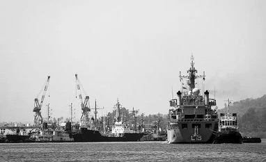 View the Andamans strategically A file picture of Indian Navy ship INS Kesari at the naval base in Port Blair, capital of the Andaman and Nicobar Islands