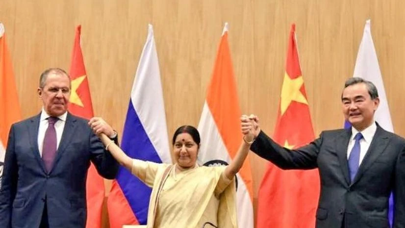 China, Russia, Sergey Lavrov, Wang Yi, Sushma Swaraj China, Russia, Sergey Lavrov, Wang Yi, Sushma Swaraj