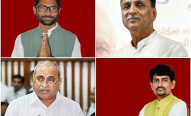 Jignesh Mewani, Vijay Rupani, Nitinbhai Patel, Alpesh Thakore Jignesh Mewani, Vijay Rupani, Nitinbhai Patel, Alpesh Thakore