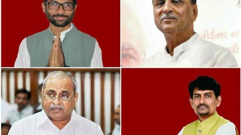 Jignesh Mewani, Vijay Rupani, Nitinbhai Patel, Alpesh Thakore Jignesh Mewani, Vijay Rupani, Nitinbhai Patel, Alpesh Thakore