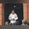 Senior Congress leader P Chidambaram at Parliament House in New Delhi