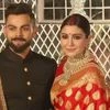 Virushka's reception: Newly-wed couple mesmerises in traditional attire