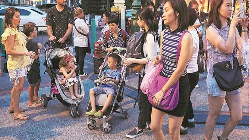 Chinese The number of Chinese visitors to Thailand has tripled in the past five years