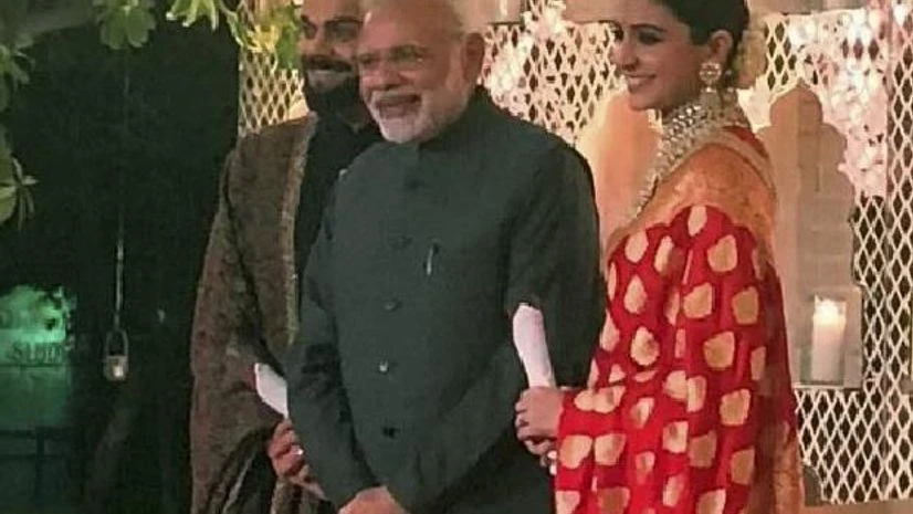 Virushka, Narendra Modi, reception Virushka, Narendra Modi, reception
