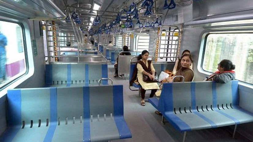 The first AC Mumbai Western Railway local train in Mumbai on Sunday, a day before it statrts its operation from Churchgate to Borivali. PTI Photo The first AC Mumbai Western Railway local train in Mumbai on Sunday, a day before it statrts its operation from Churchgate to Borivali. PTI Photo