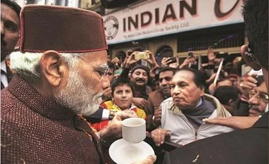 Coffee pe charcha Narendra Modi, Narendra Modi in SHimla