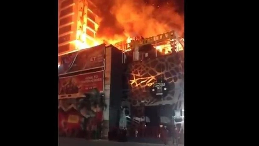 Kamala Mills Kamala Mills fire: Photo: Twitter