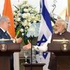Israeli Prime Minister Benjamin Netanyahu with Prime Minister Narendra Modi