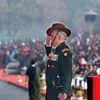Army Chief Gen Bipin Singh Rawat takes a salute during the Army Day parade in New Delhi. Photo: PTI