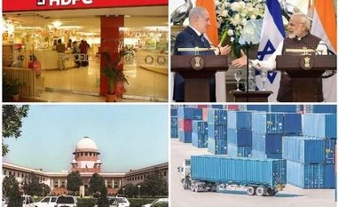 News digest: Netanyahu's India visit, Aadhaar, HDFC m-cap, and more Netanyahu,Modi,UIDAI,export growth rate,HDFC,Israel ink,news digest