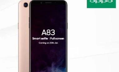 Oppo launches A83 at Rs 13,990 with AI technology, full screen display OPPO A83