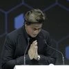 Davos: Indian actor Shah Rukh Khan thanks after receiving a Crystal Award during a ceremony on the eve of annual meeting of the World Economic Forum in Davos, Switzerland, Monday, Jan. 22, 2018. The award celebrates the achievements of leading artist
