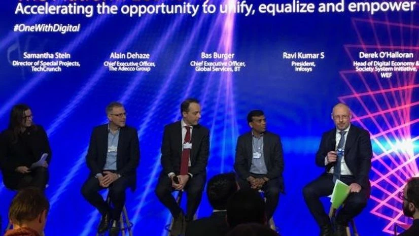 Infosys, Davos, WEF Infosys, Davos, WEF