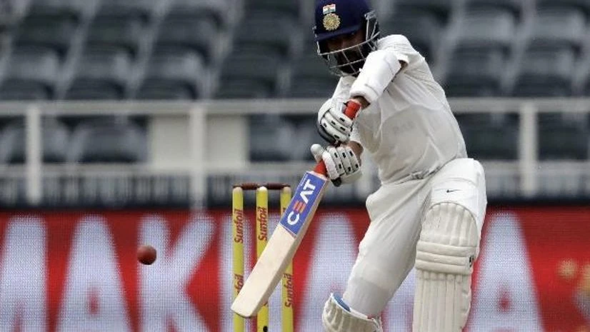 India's batsman Ajinkya Rahane plays a shot on the third day of the third cricket test match between South Africa and India at the Wanderers Stadium in Johannesburg, South Africa. File photo: AP/PTI India's batsman Ajinkya Rahane plays a shot on the third day of the third cricket test match between South Africa and India at the Wanderers Stadium in Johannesburg, South Africa. File photo: AP/PTI