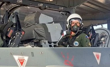 French Air Force Chief General Andre Lanata takes sortie on IAF's Tejas Tejas