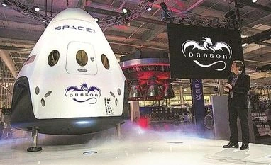 Elon Musk, Space X, Dragon V2 spacecraft Elon Musk, Space X, Dragon V2 spacecraft