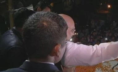 'Lal bhai' government 'looting' public, vote for BJP: Amit Shah in Tripura Amit Shah