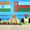 Prime Minister Narendra Modi at the Oman-India Business Meet in Muscat, Oman. (PTI Photo)