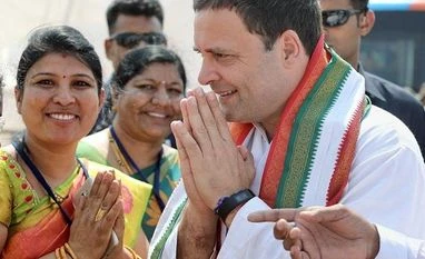 BJP hits Rahul for visiting Karnataka temple after 'eating chicken' Karnataka, Congress, BJP, B S Yeddyurappa, Rahul Gandhi,Kanakachala Laxmi-Narasimha temple,Siddaramaiah