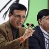 AICC spokesperson Randeep Singh Surjewala addresses a press conference in New Delhi. Photo: PTI