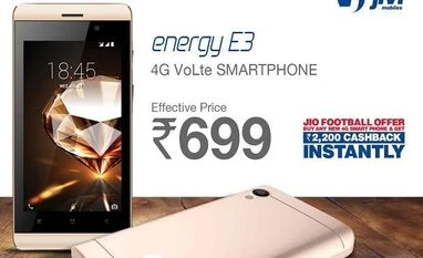 Jivi, Reliance Jio offer Energy E3 4G phone at an effective cost of Rs 699 Reliance Jio Football offer on Jivi Energy E3