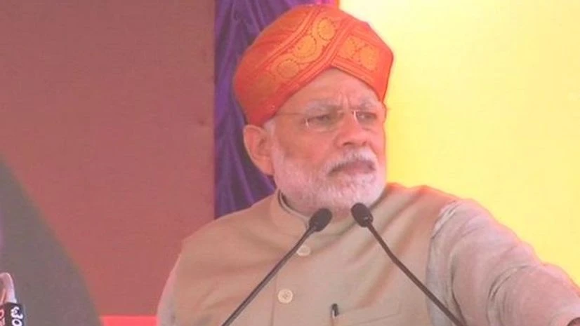 Narendra Modi PM Narendra Modi at Maysuru. Photo: PTI