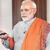 Narendra Modi addressing the World Congress of Information Technology via video conference