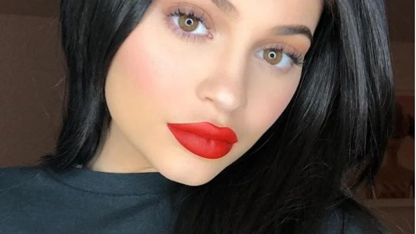 With 128 million Instagram followers, Jenner (pictured) can communicate directly with her fans, who then become customers Kylie Jenner