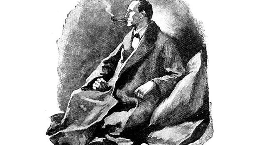 Sherlock Holmes in The Man with the Twisted Lip, which appeared in The Strand Magazine in December, 1891 Sherlock Holmes in The Man with the Twisted Lip, which appeared in The Strand Magazine in December, 1891