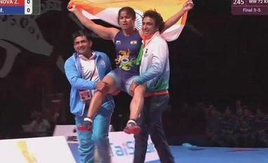 Navjot Kaur scripts history at Asian Wrestling Championships, wins gold Navjot Kaur