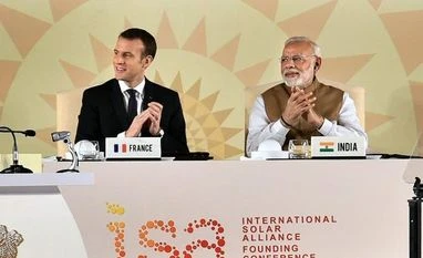 ISA summit 2018: Modi presents 10-point action plan to promote solar energy ISA, International Solar Alliance, Macron, Modi