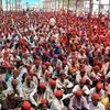 Maharashtra farmers protesting in Mumbai | Photo: Kamlesh D Pednekar