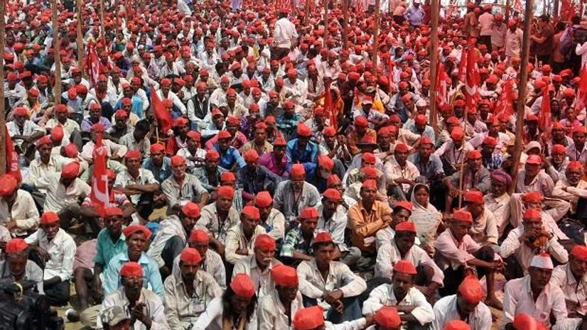 Maharashtra farmers protesting in Mumbai | Photo: Kamlesh D Pednekar Maharashtra farmers protesting in Mumbai | Photo: Kamlesh D Pednekar