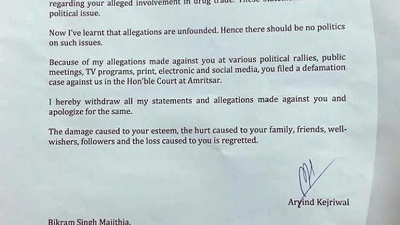 kejriwal apology kejriwal apology