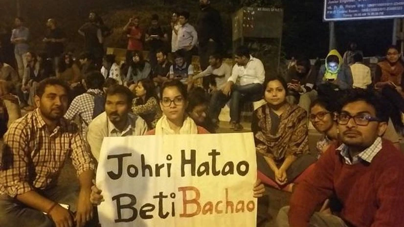 JNU protest (Photo: @Shehla_Rashid twitter)
