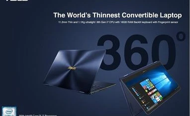 ASUS launches world's thinnest convertible laptop at Rs 130,990 in India ASUS Zenbook Flip S UX370