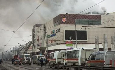 At least 64 people, some children, killed in Russian shopping mall fire russia fire, fire