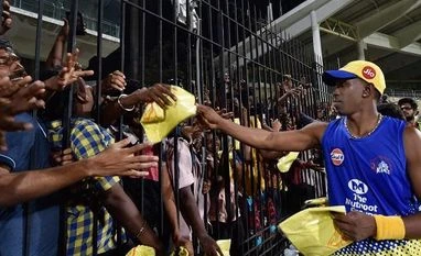 IPL 2020: CSK coach hints inclusion of both Curran, Bravo in playing 11 Dwayne Bravo. File photo: PTI