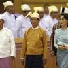 Aung San Suu Kyi, Win Myint, Myanmar president