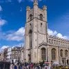 Stephen hawking, funeral, st mary's church, cambridge, church