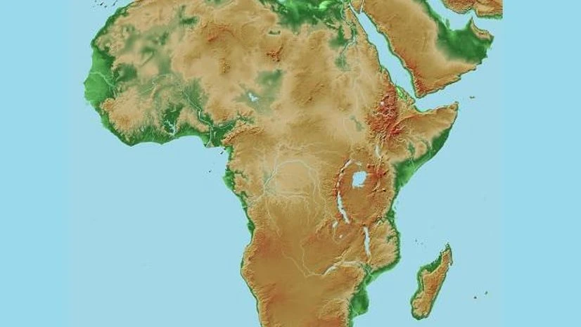 Africa geograhical map Africa geograhical map