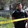 Police officers and crime scene tape are seen at Youtube headquarters following an active shooter situation in San Bruno, California, US