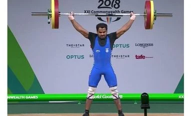 Weightlifter P Gururaja wins silver: India's first medal at CWG 2018 P Gururaja. Photo: Twitter