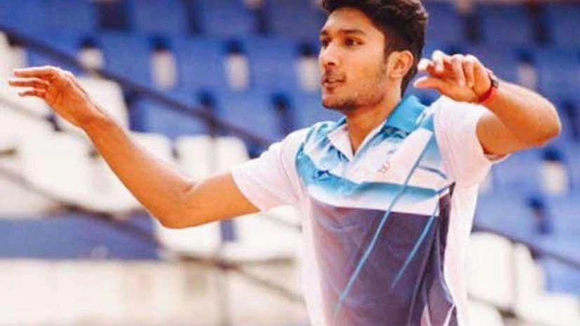 CWG 2018 India: High jumper Tejaswin Shankar cleared the height of 2.21m in his second attempt to stay on course for the final qualification mark of 2.27m. CWG 2018 India: High jumper Tejaswin Shankar cleared the height of 2.21m in his second attempt to stay on course for the final qualification mark of 2.27m.